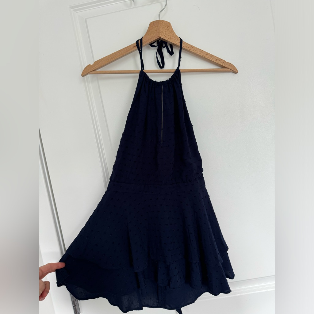 Designer Parker Open Back Halter Top Size Xs New!